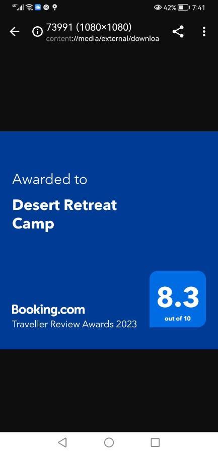Desert Retreat Camp Al Wāşil Buitenkant foto